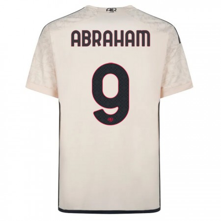 Camiseta de fútbol AS Roma Abraham 9 2ª equipación 2023-24 Camiseta de fútbol AS Roma Abraham 9 2ª equipación 2023-24